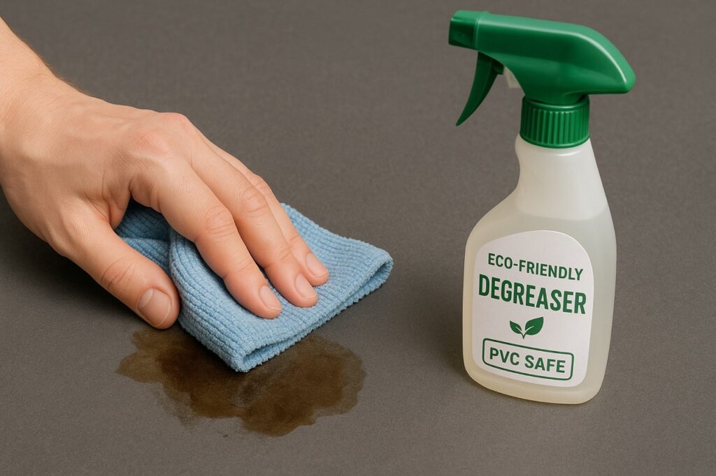 Vlekken verwijderen uit je PVC vloer 1 groot