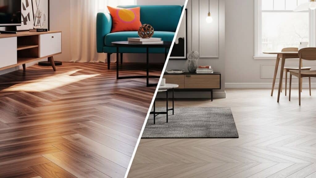 Wat is het verschil tussen een Hongaarse punt en visgraat vloer?