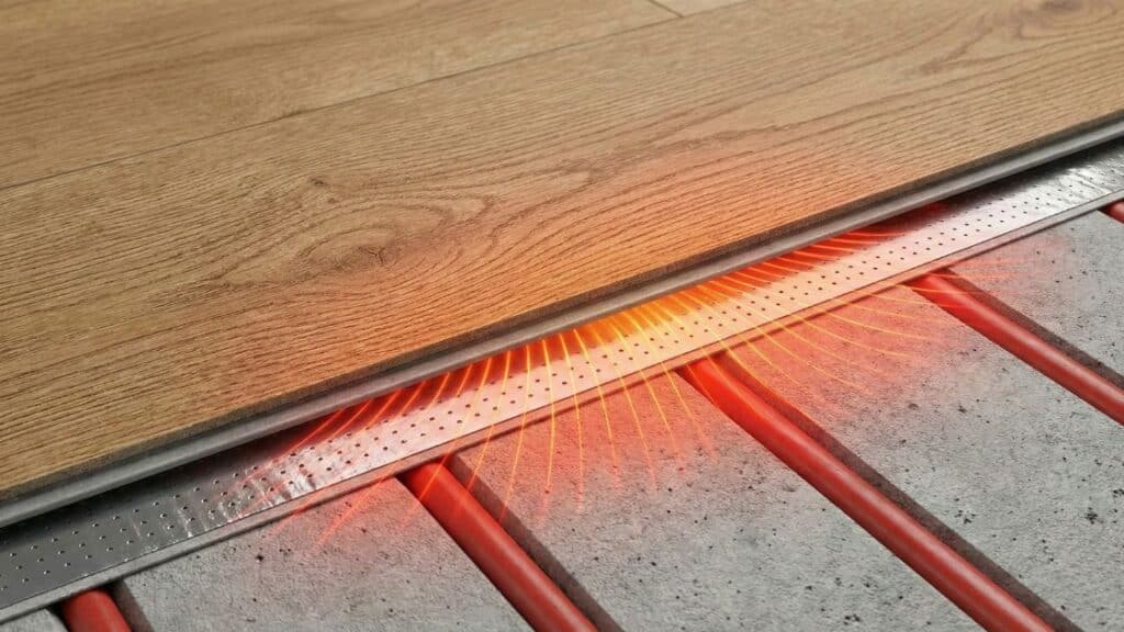 Geschikte ondervloer voor PVC vloer met lage warmteweerstand