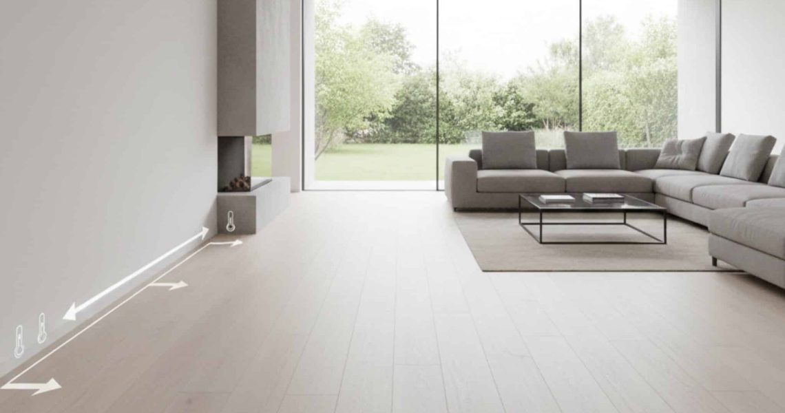 Hoeveel werkt een PVC vloer door uitzetting en krimp bij temperatuurverschillen