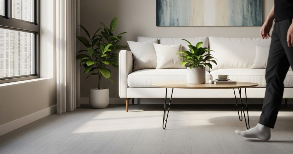 PVC vloer geluiddempend