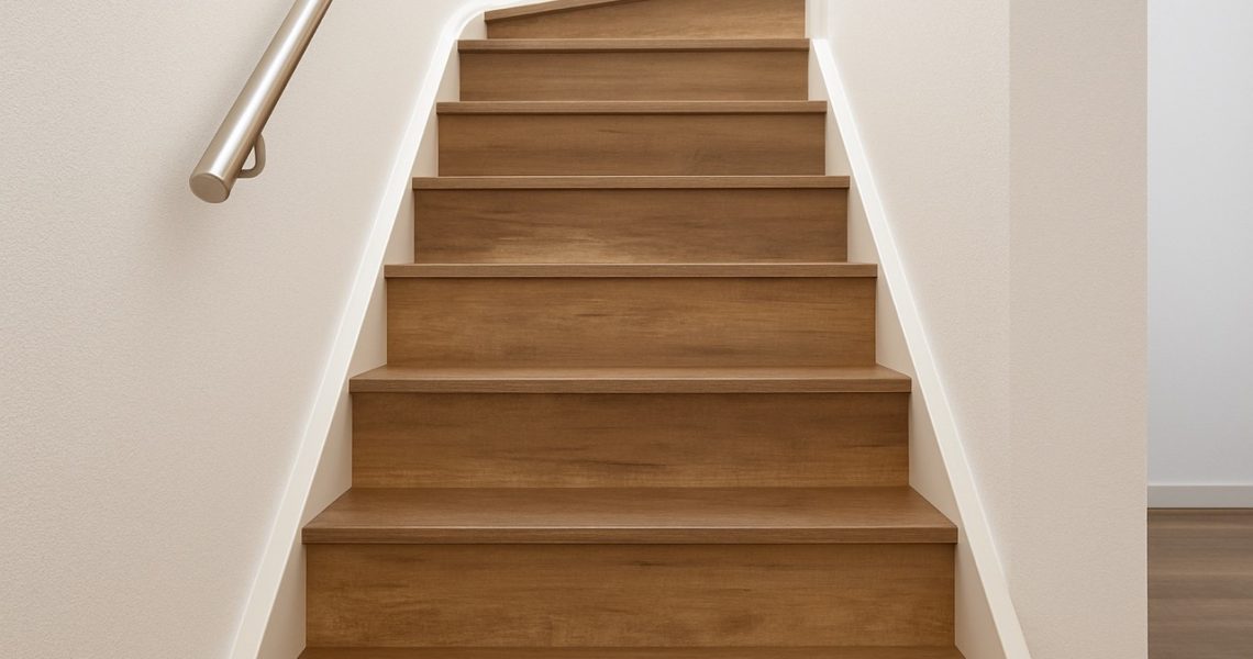 Trap bekleden met PVC 1