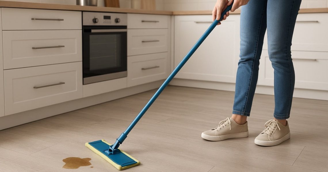 Vlekken verwijderen uit je PVC vloer